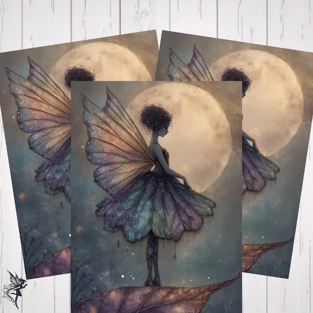 Enchanted Moonlight Fairy Watercolor Fantasy Geschenkpapier Set (Von Creator hochgeladen)