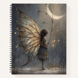 Enchanted Moonlit Woodland Fairy Personalized Notizbuch