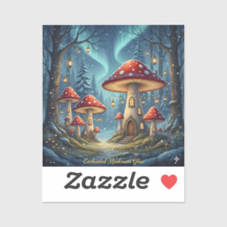 Enchanted Mushroom Glow Mug – Magical Fairy Fores Aufkleber