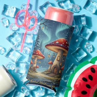 Enchanted Mushroom Glow Mug – Magical Fairy Fores Selters Dosenkühler