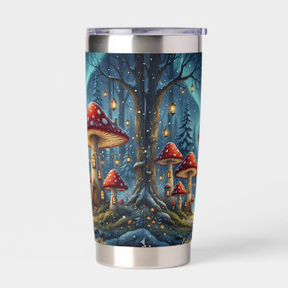  Enchanted Mushroom Glow Mug – Magical Fairy Fores Thermobecher