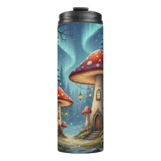  Enchanted Mushroom Glow Mug – Magical Fairy Fores Thermosbecher