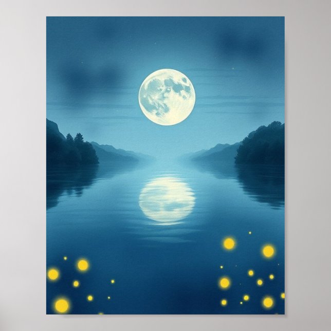 Enchanted Nocturne: A Hyper-Realistic Vision Poster (Vorne)