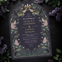 Enchanted Raven Lilac Gothic Wedding Ach