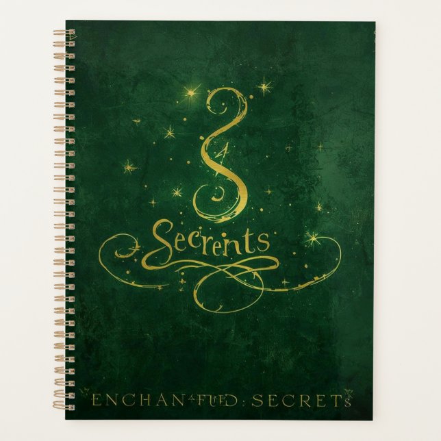 Enchanted Secrets – Golden Sigil Planer (Vorderseite)
