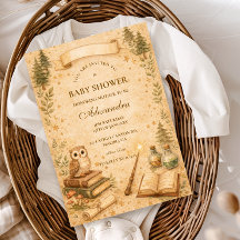 Enchanted Storybook Wizard Baby Shower