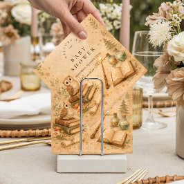 Enchanted Storybook Wizard Baby Shower Serviette