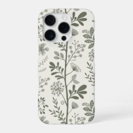 Enchanted Vertical Garden Reverie XL light beige iPhone 16 Pro Hülle