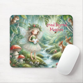 Enchanted Woodland Fairy Mouse Pad Mousepad