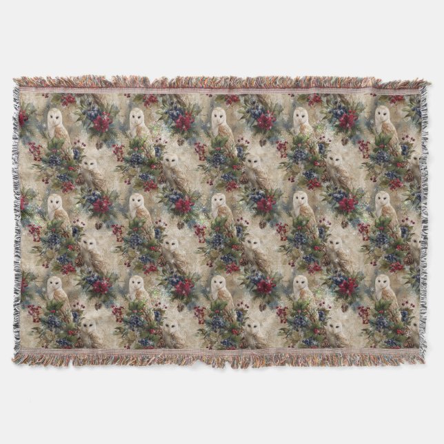 Enchanting Floral Owl Decke (Vorderseite)