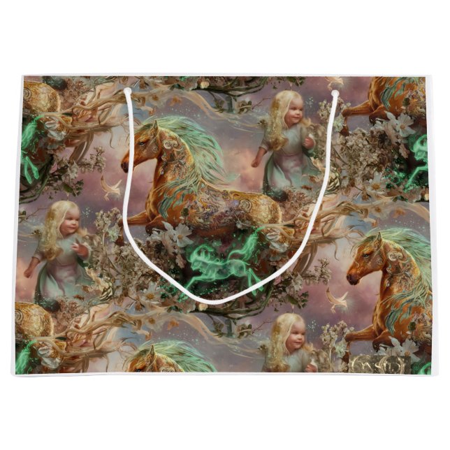 "Enchanting Rosy Adventures" Große Geschenktüte (Vorderseite)