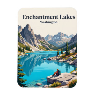Enchantment Lakes Washington Magnet