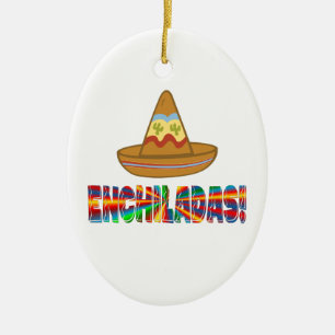 Enchilada-Liebe Keramik Ornament