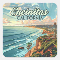 Encinitas California San Diego Beach Vintag