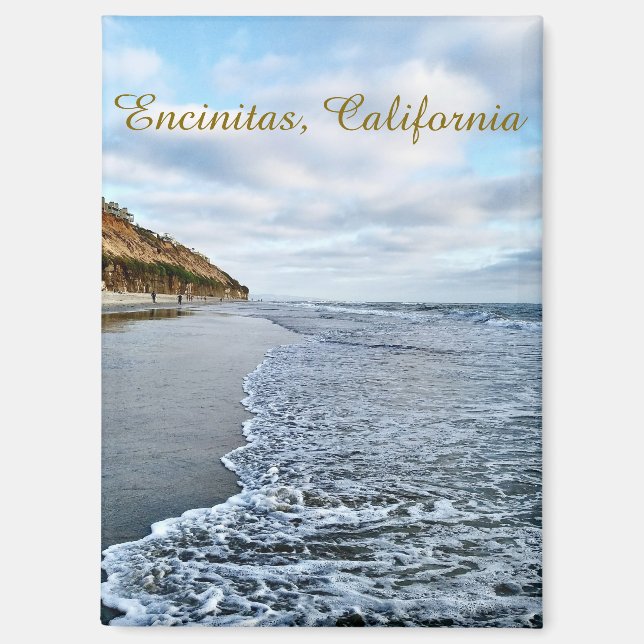 Encinitas Kalifornien - Beach Magnet (Vorderseite)