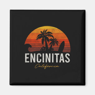 Encinitas Kalifornien Ca Palmen Surf Sonnenunterga Magnet
