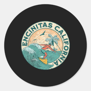 Encinitas Kalifornien Runder Aufkleber