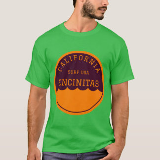 Encinitas Kalifornien Vintage Retro Surf USA Reise T-Shirt
