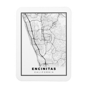 Encinitas Karte Magnet