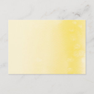 ENCLOSURE CARD:: ombre watercolor gelb Begleitkarte