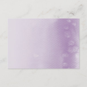 ENCLOSURE-KARTE:: ombre watercolor lila Begleitkarte