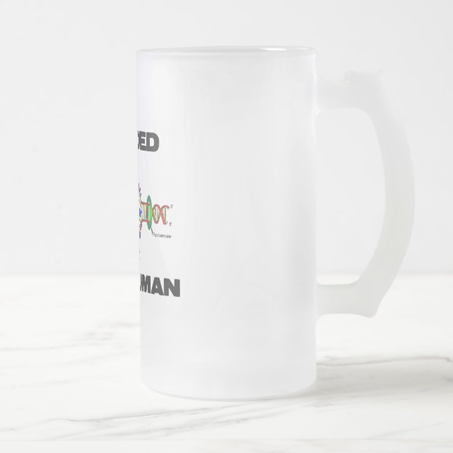 Encoded to be human (DNA-Replikation) Mattglas Bierglas (Rechts)