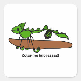 Encouragement Sticker for Kids - Chameleon