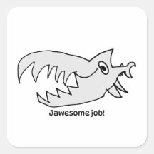 Encouragement Sticker for Kids - Shark