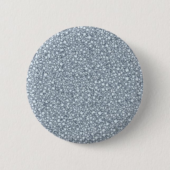 Encrusted Diamonds Look Glitzer Patter Button (Vorderseite)