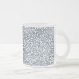 Encrusted Diamonds Look Glitzer Patter Mattglastasse