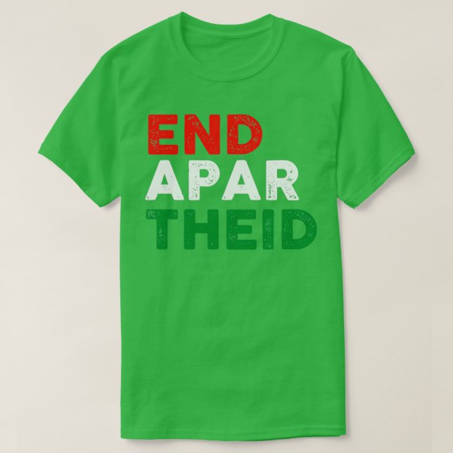 End Apartheid T-Shirt (Design vorne)