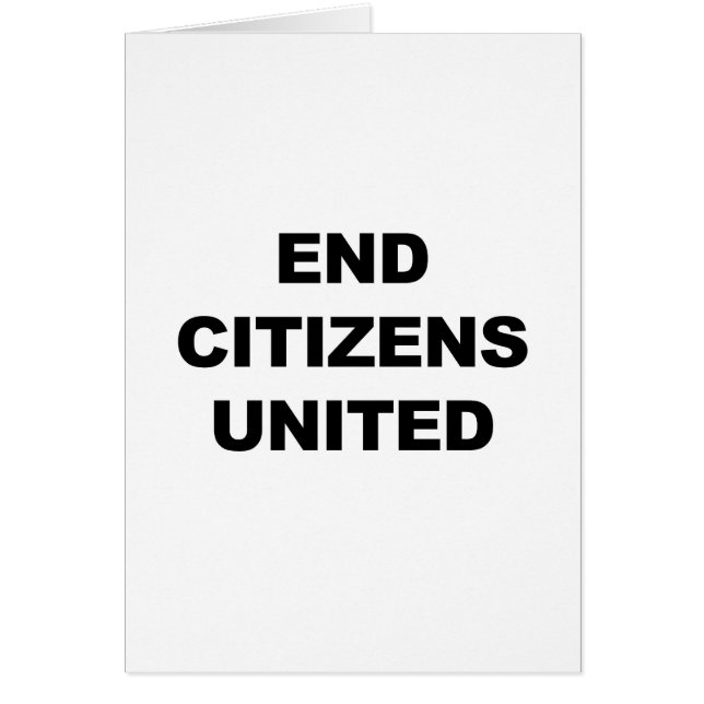 End Citizens United (Vorne)