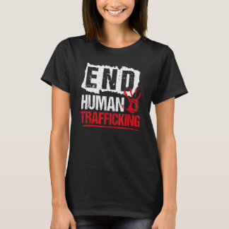 End Human Trafficking Human Rights T-Shirt