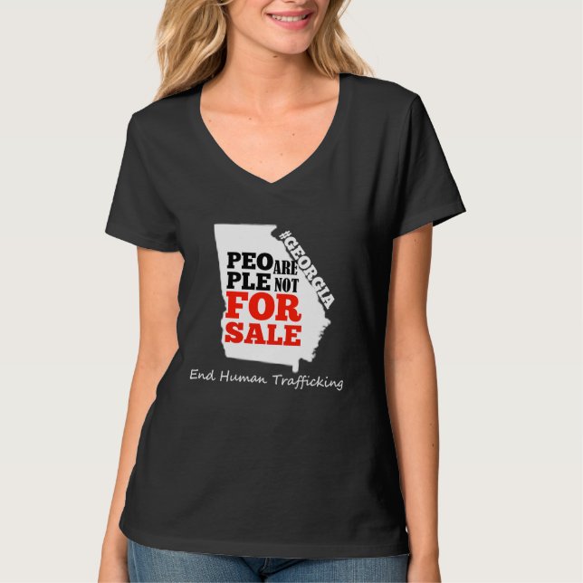 End Human Trafficking  Human Trafficking Awareness T-Shirt (Vorderseite)