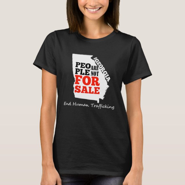 End Human Trafficking  Human Trafficking Awareness T-Shirt (Vorderseite)