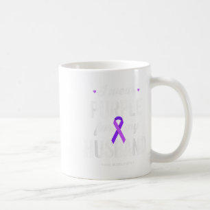 End I Wear Lila für meinen Mann, Heimers Awarenes Kaffeetasse