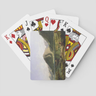 End of Lake Geneva, 1835 (oil on canvas) Spielkarten