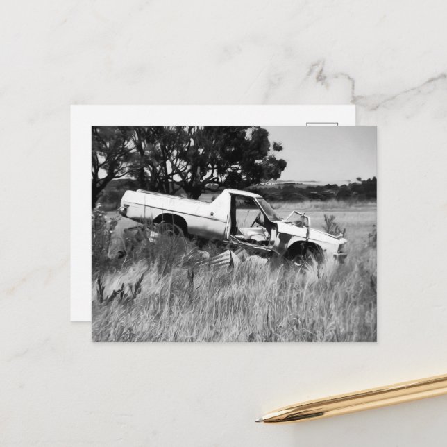 End of the Journey Postkarte (Vorderseite/Rückseite Beispiel)