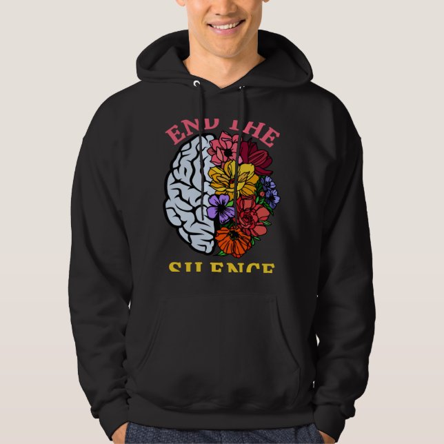 End The Silence For Mental Health Awareness 2023   Hoodie (Vorderseite)