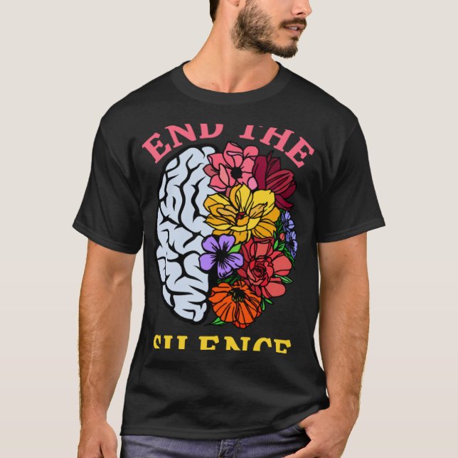 End The Silence For Mental Health Awareness 2023   T-Shirt (Vorderseite)