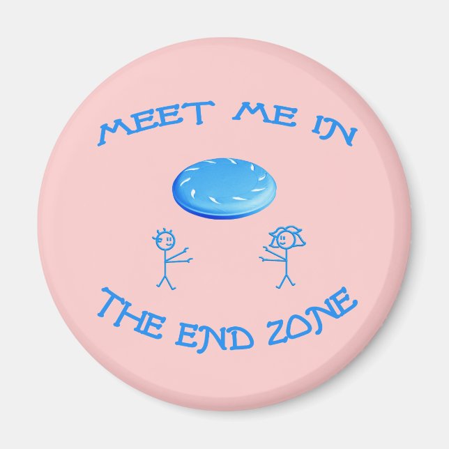 End Zone Frisbee Magnet (Vorne)