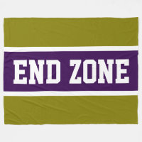END ZONE Golden Olive Tiefviolett Weiß gestreift