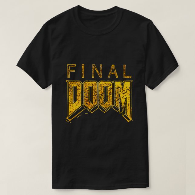 ENDDOOM (Logo) Klassischer T - Shirt (Design vorne)
