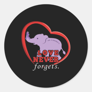 Ende Alzheimer End Heimer Heimers Bewusstsein Runder Aufkleber