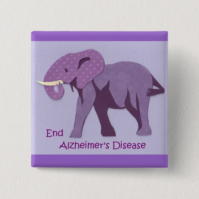 Ende Alzheimers Button (Vorderseite)