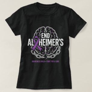 Ende der Alzheimer-Wanderung Alzheimer-Bewusstsein T-Shirt