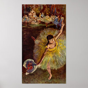 Ende der Arabeske von Edgar Degas Poster
