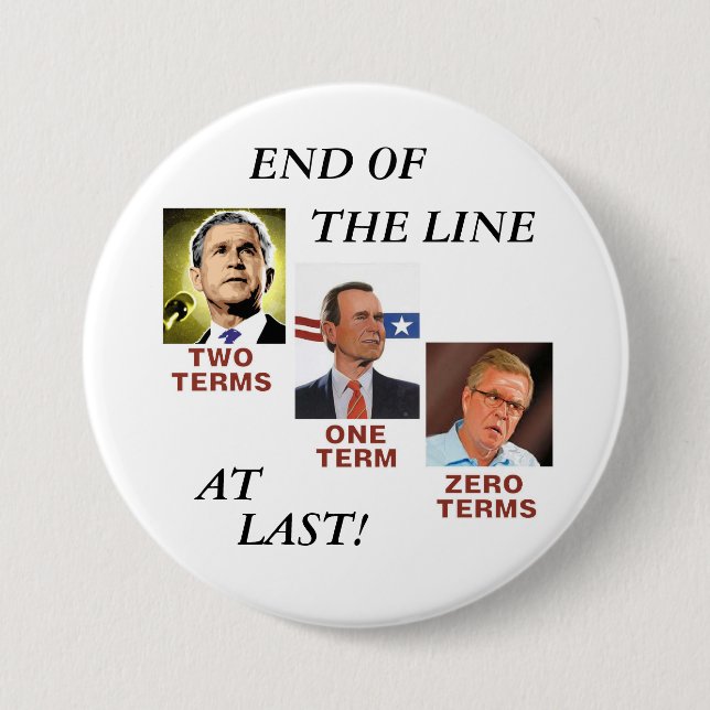 Ende der (Bush) Linie Button (Vorderseite)