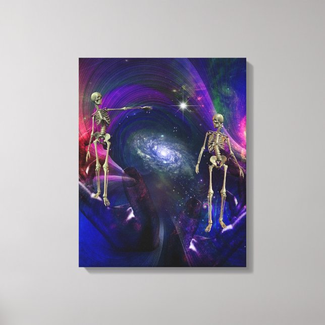 Ende der Existenz Leinwanddruck (Vorderseite)