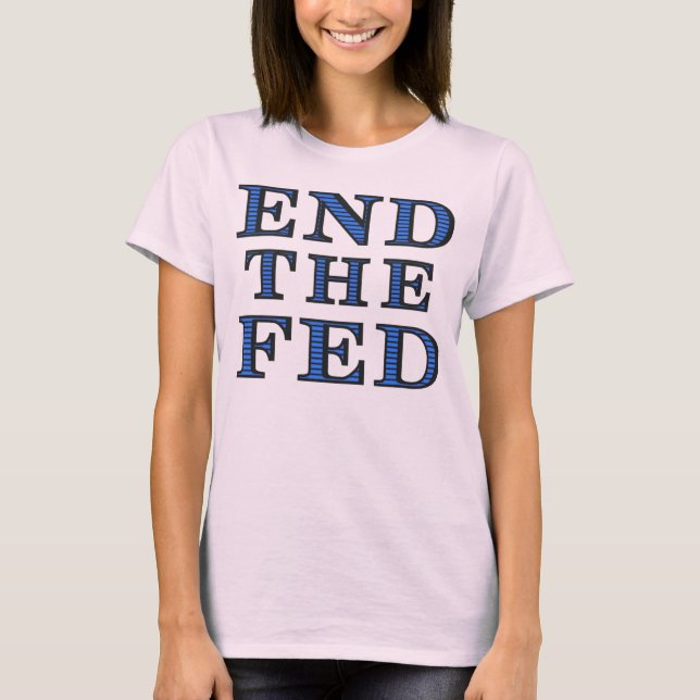 ENDE DER GEFÜTTERT Ladys Long Sleeve T-Shirt (Vorderseite)